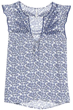 Тонкая блузка с вышивкой Pepe Jeans 52554