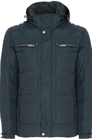 Утепленная куртка с отделкой экокожей Jorg Weber 34324 купить с доставкой