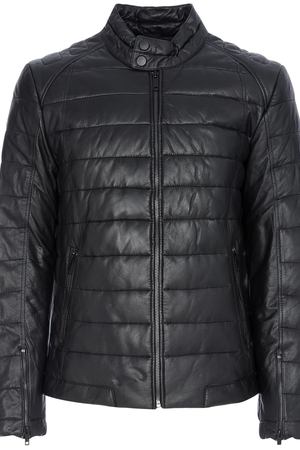 Утепленная кожаная куртка Urban Fashion for Men 139710 купить с доставкой